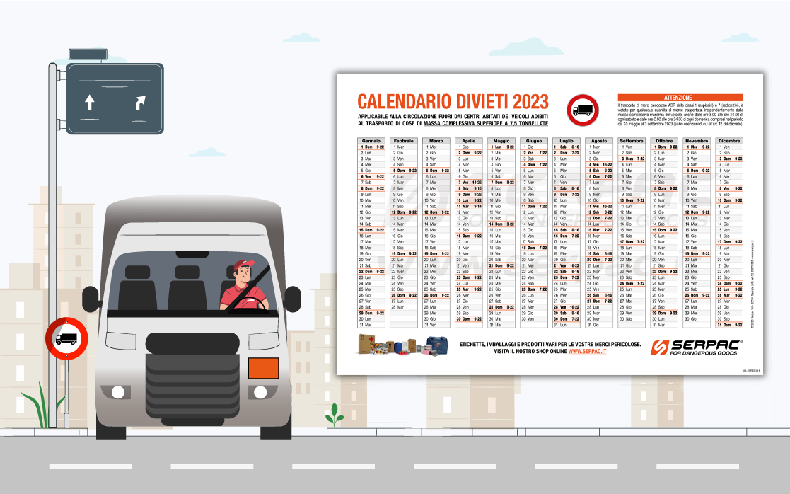 Calendario Divieti Di Circolazione 2023