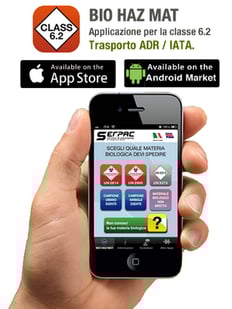 Applicazione spedizione materie Infettanti ebola
